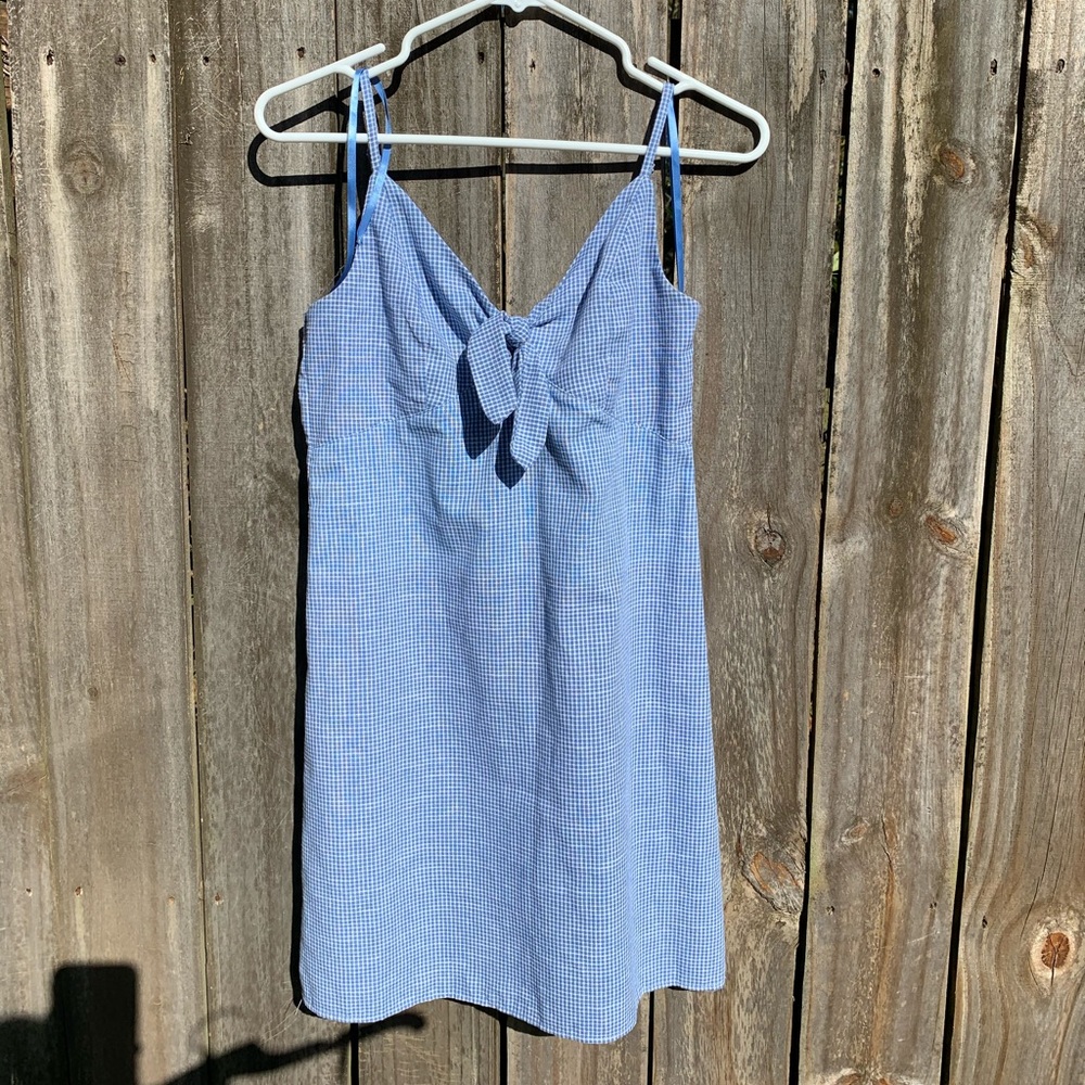 It’s a blue dress